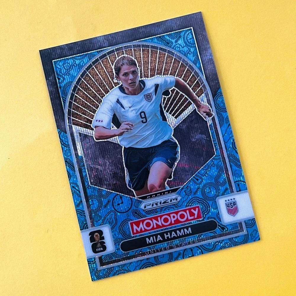 2026 Panini Prizm Monopoly FIFA World Cup Mia Hamm‎ Blue Prizm United States #91
